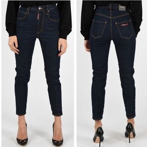 DSQUARED2 | Medium Waist Cropped Twiggy Jean